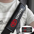 Toyota Car Seat Belt Cover Shoulder Pad Protection Carbon Fiber 2pcs