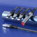 4 in 1 Fast Charging Data Cable Multi functional Cigarette Lighter 6A