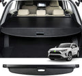 Car Trunk Cargo Cover for Car Retractable Rear Trunk Security Cover Shielding Shade Black